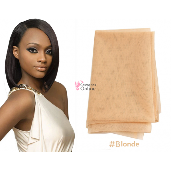Plasa de cusut extensii de par sau peruci din par natural sau fibra - Blond